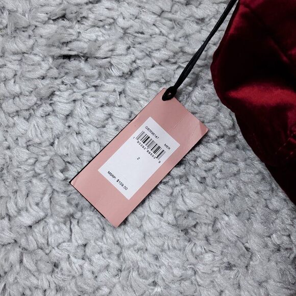 Jen7 by 7 For All Mankind Women's Velvet Ankle Skinny Pants Size 2 Red - Picture 6 of 12